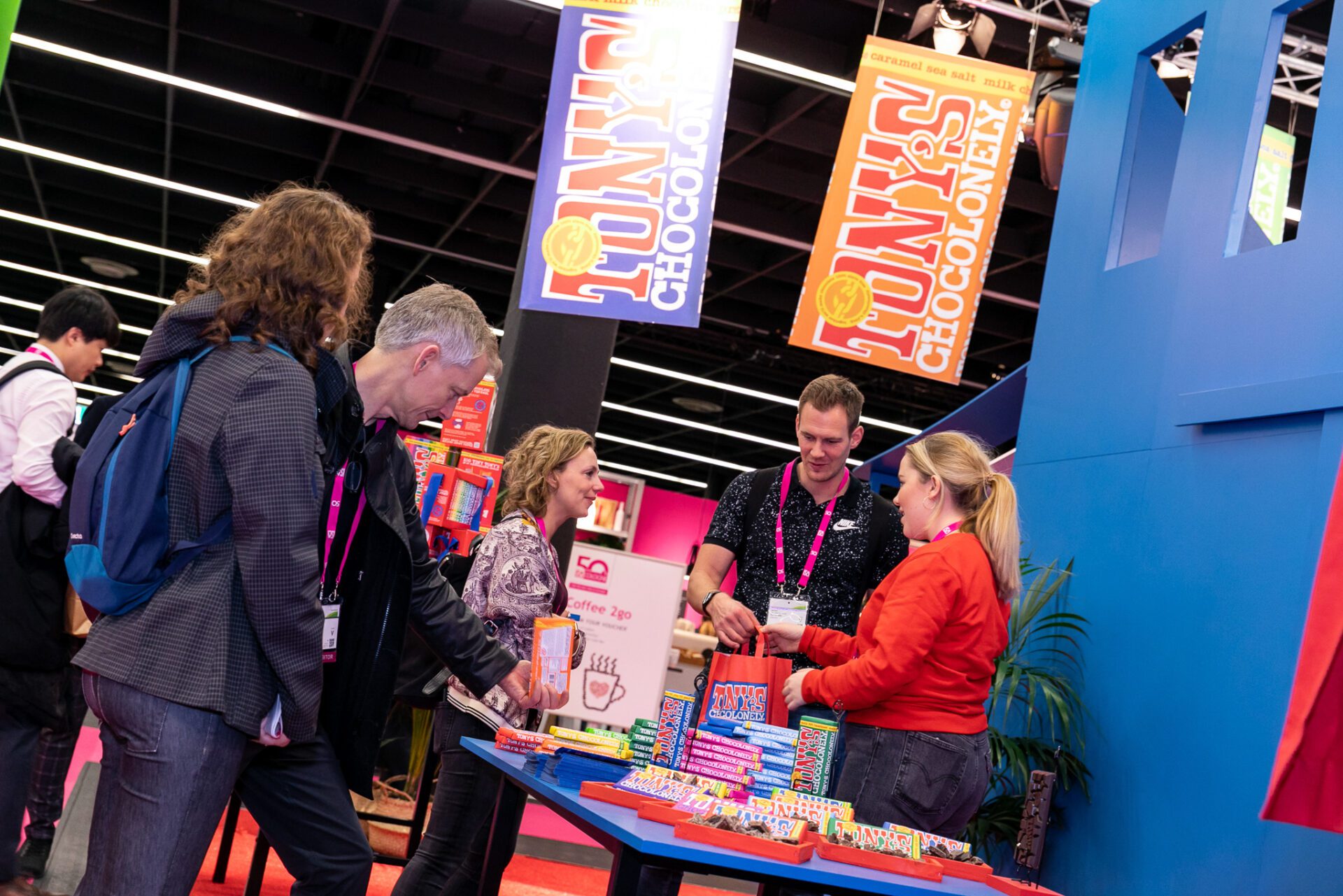 Tony's Chocolonely Stand at ISM Show 2020 - Graphic Mill