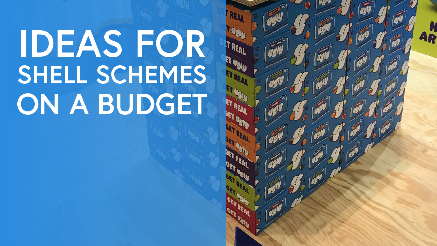 Five shell scheme stand ideas on a budget