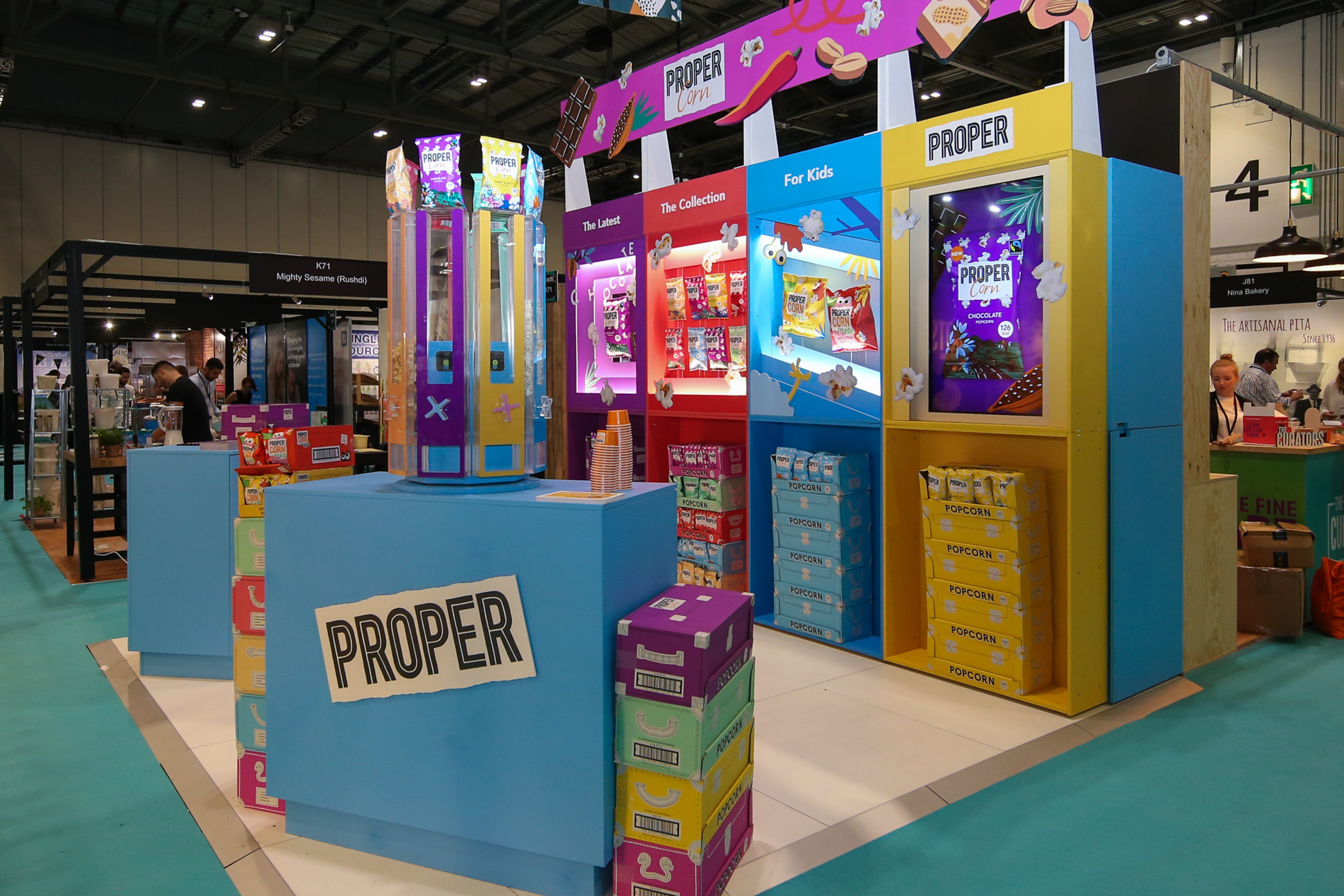 Propercorn Lunch Exhibition Stand