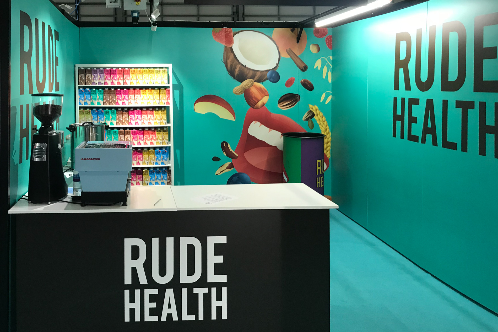 Rude Health Lunch 2018 Exhibition Stand