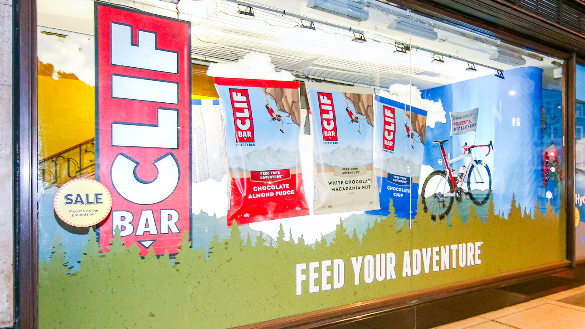 Cliff Bar - Whole Foods Market - Window Display