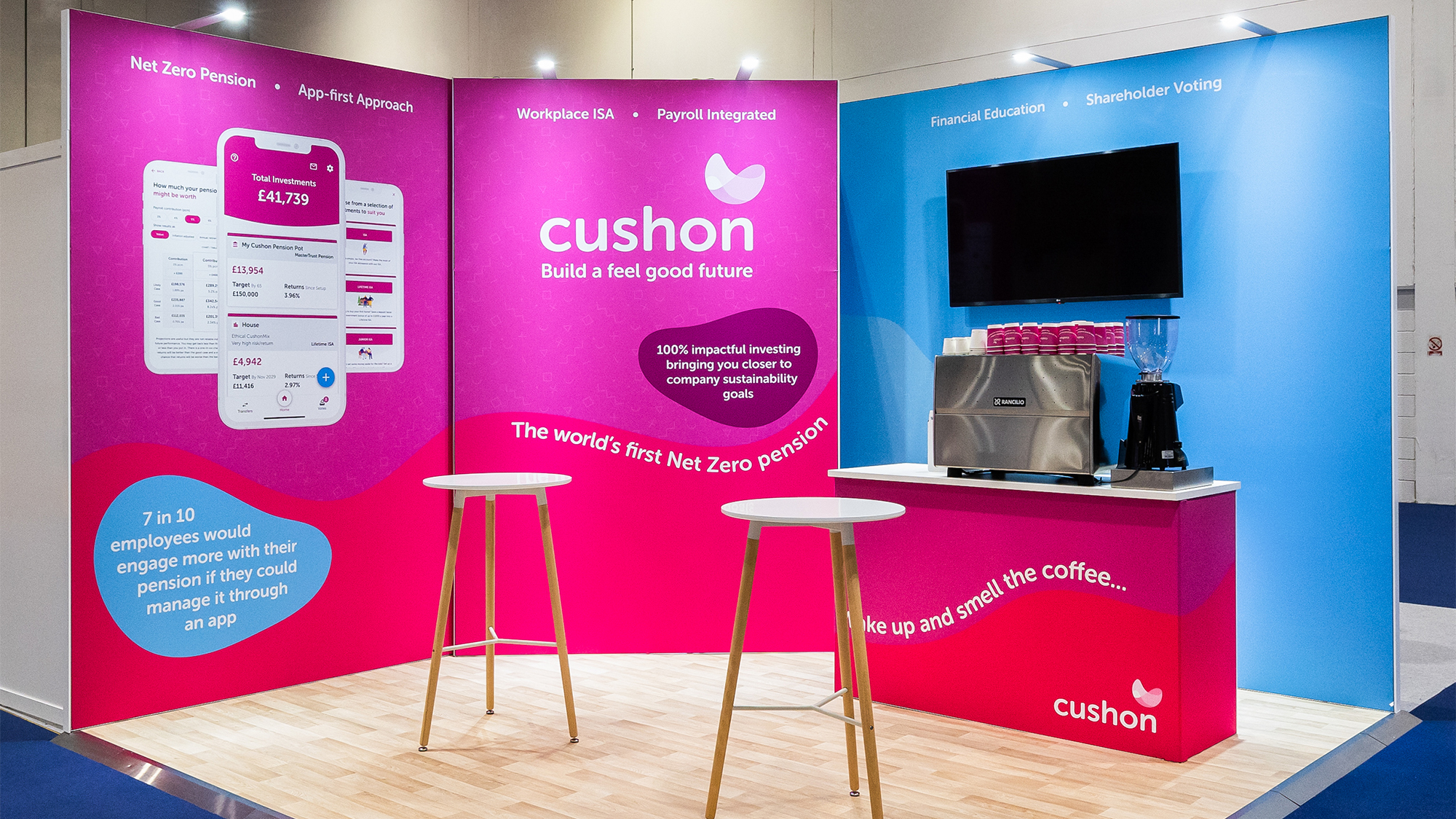 Cushon - Employee Benefits Live 22 - Exhibition Stand