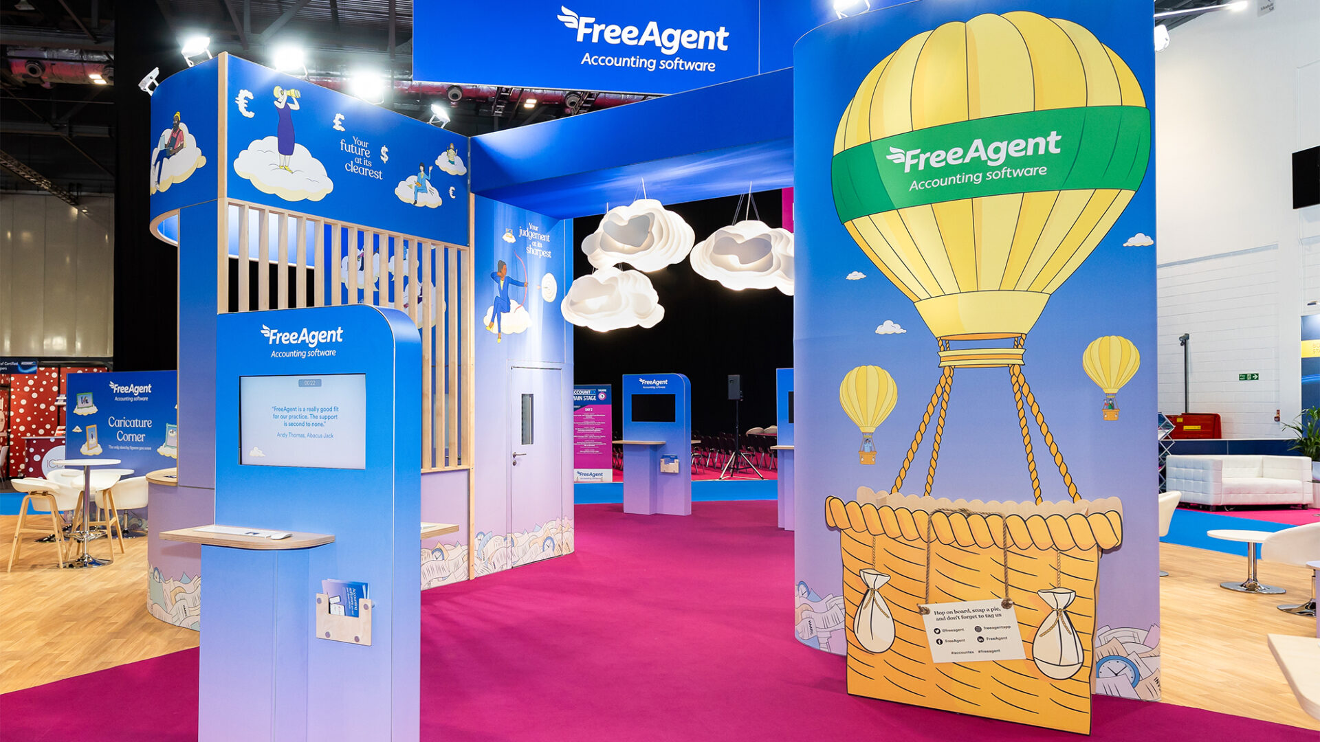 FreeAgent - Accountex 23 - Exhibition Stand