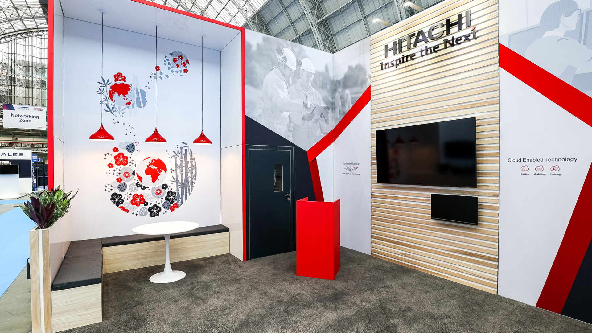 Hitachi - Railtex 22 - Exhibition Stand