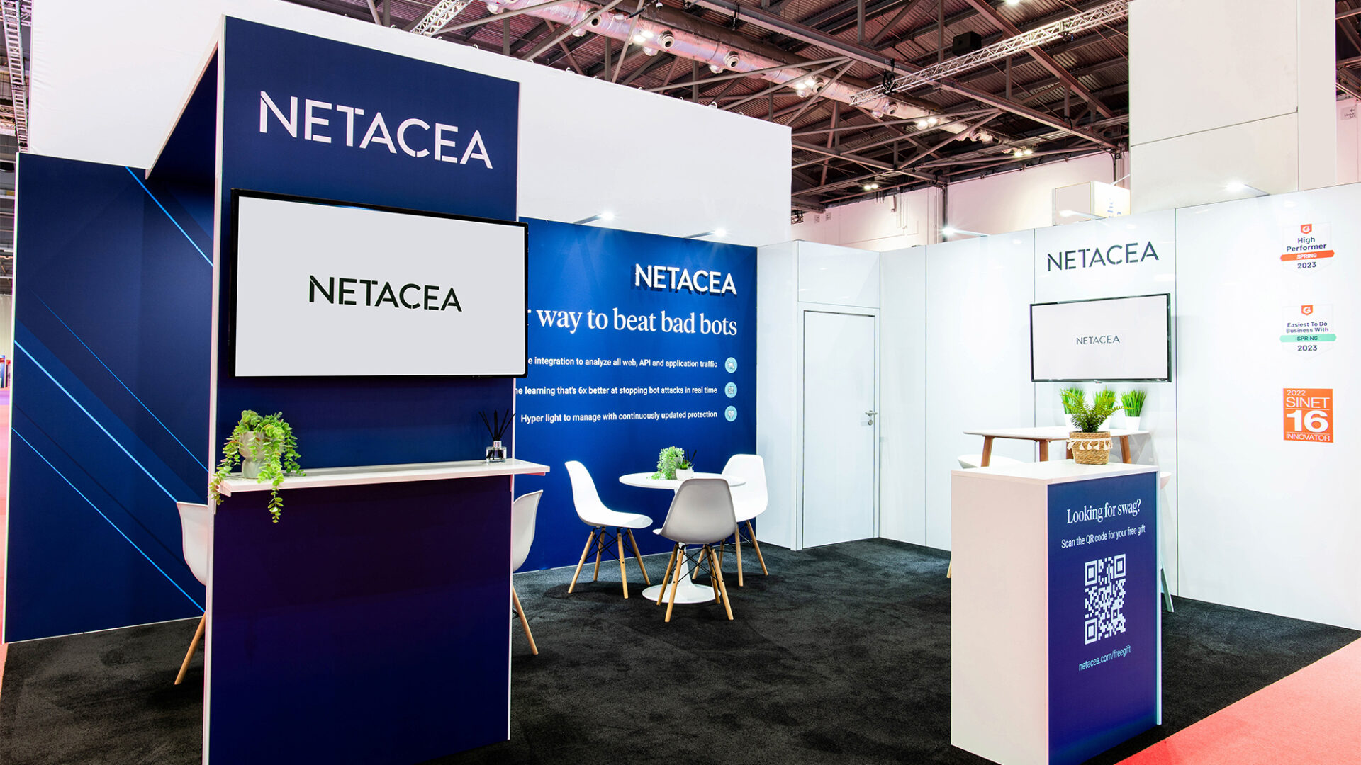 Netacea - Infosec 22 - Exhibition Stand