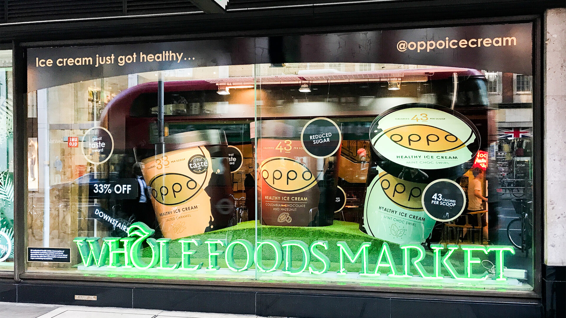 Oppo - Window DIsplay - Whole Foods Market