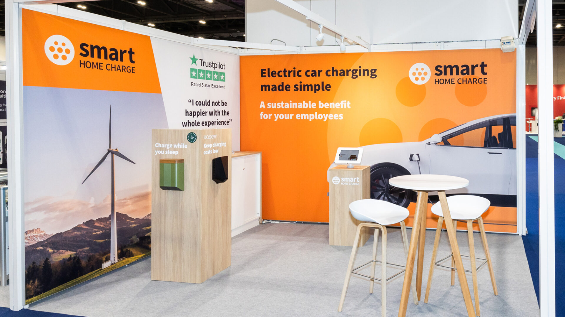 Smart Home Charge - Employee Benefits Live 22 - Shell Scheme Stand