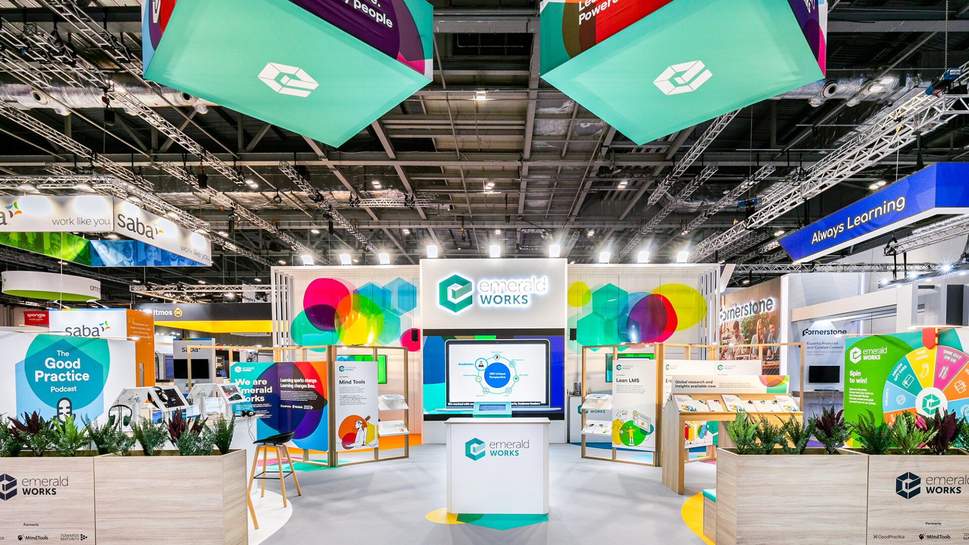 Emerald Works - Learning Tech - Exhibition Stand