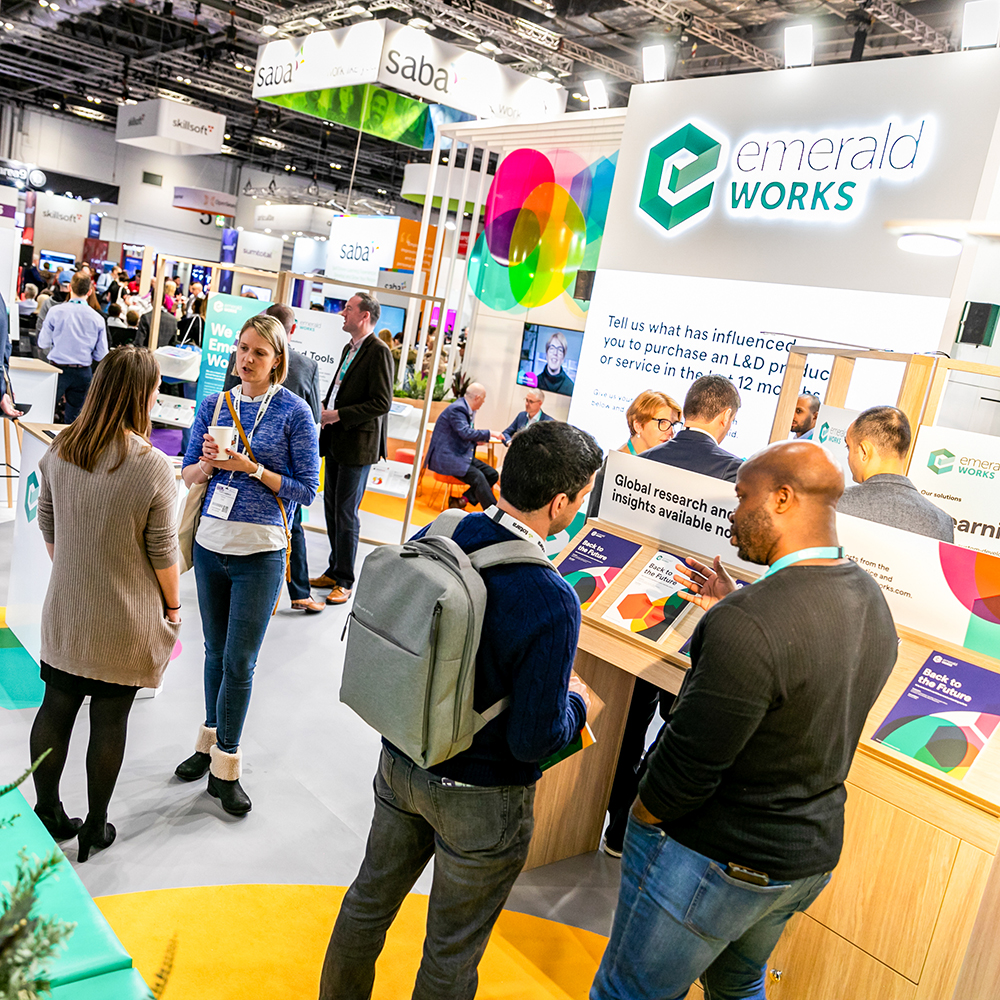 Emerald Works Learning Tech Exhibition Stand