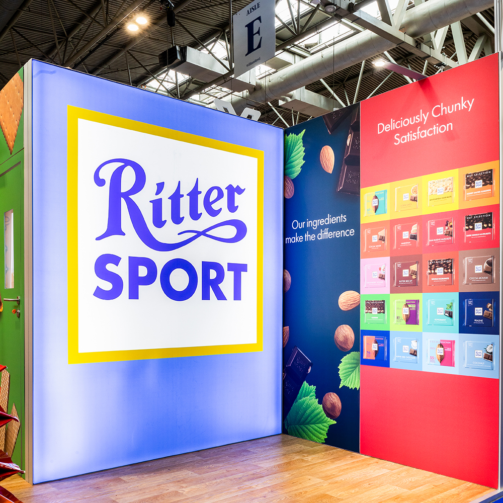 Ritter Sport Lightbox Exhibition Stand