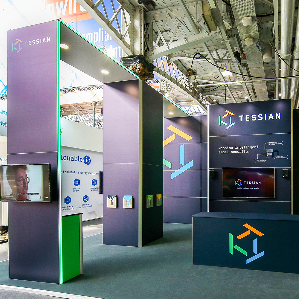 Tessian Information Security 2018 InfoSec Exhibition Stand