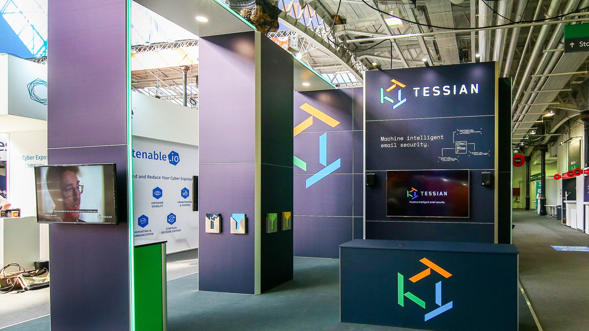 Tessian Infosecurity Europe Exhibition Stand