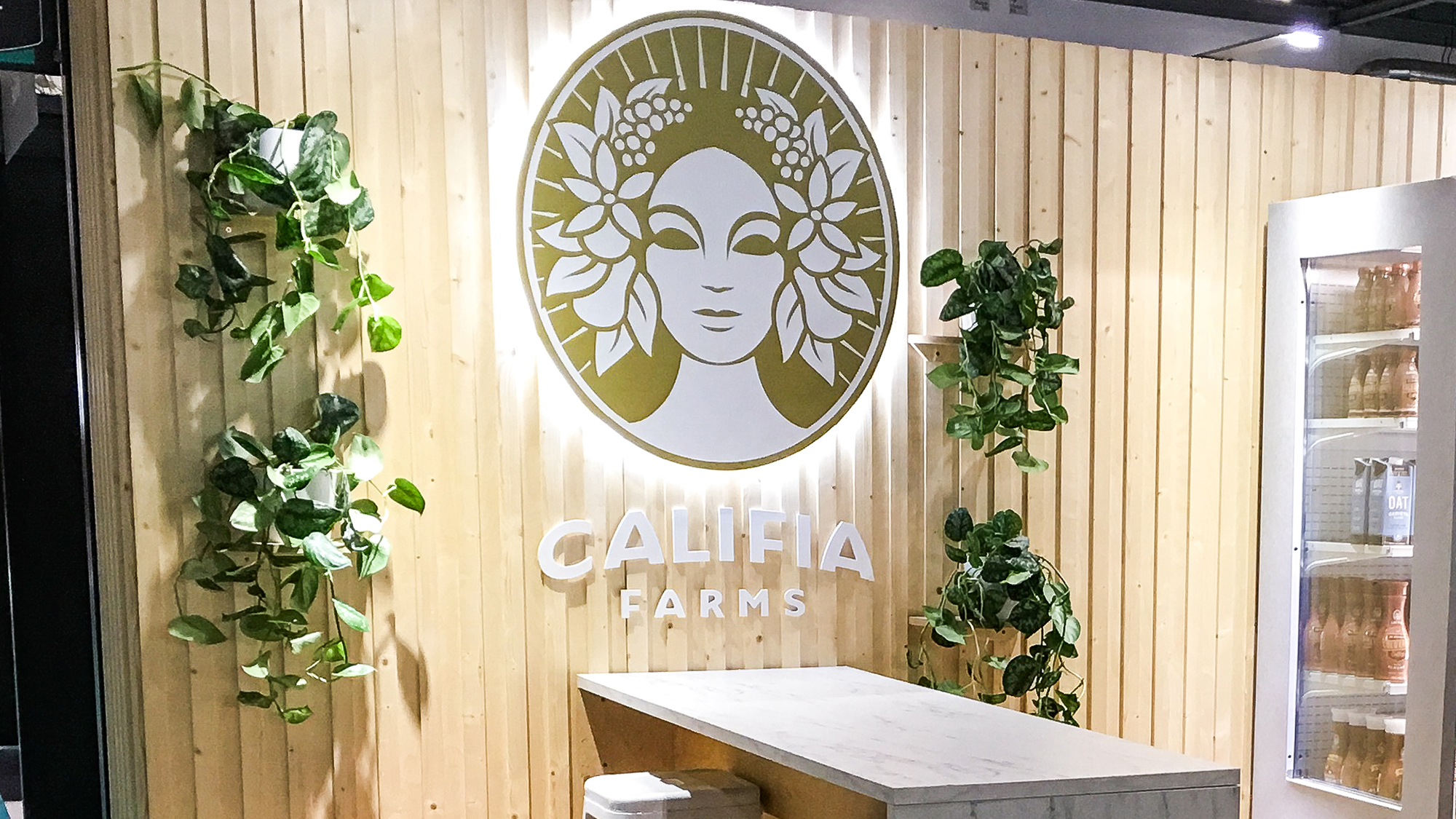 Califia Wooden Wall Exhibition Stand