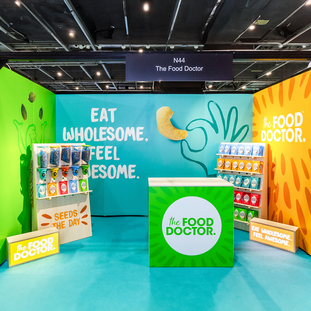 Food Doctor Shell Scheme Exhibition Stand