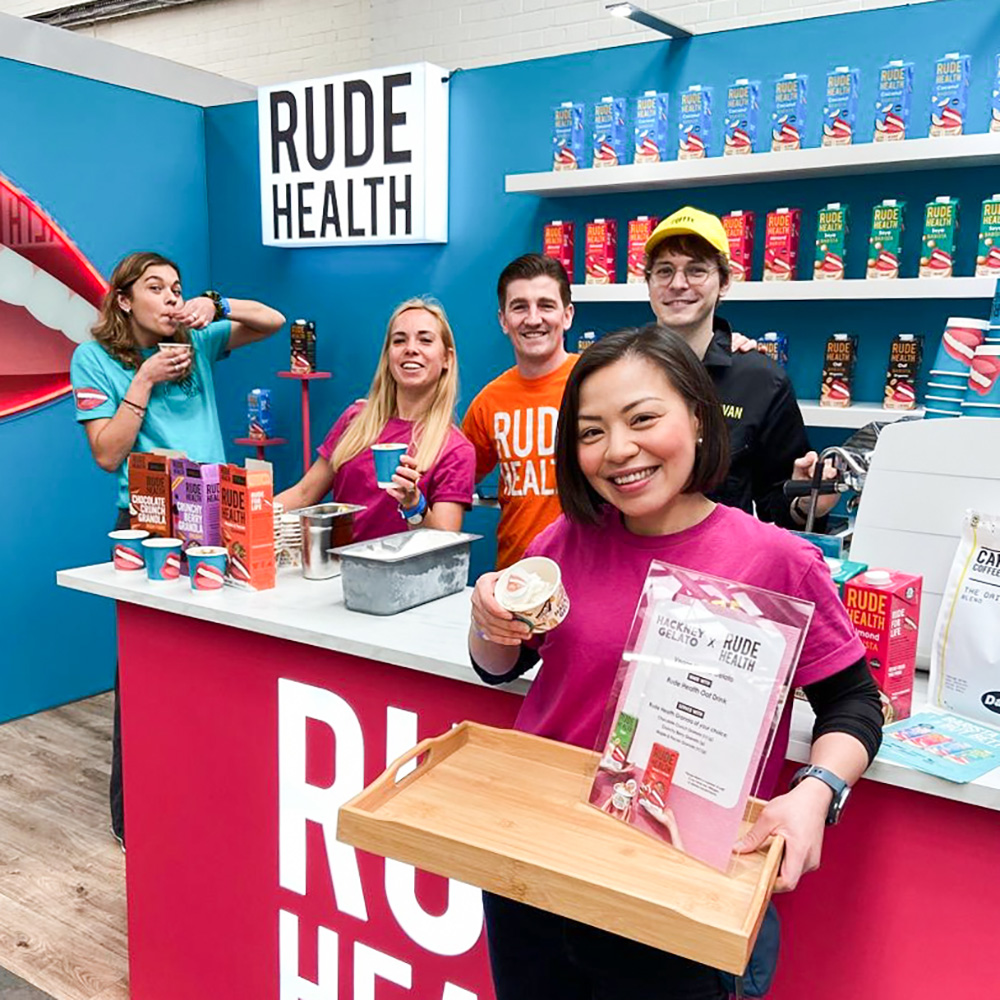 Rude Health London Coffee Festival Exhibition Stand